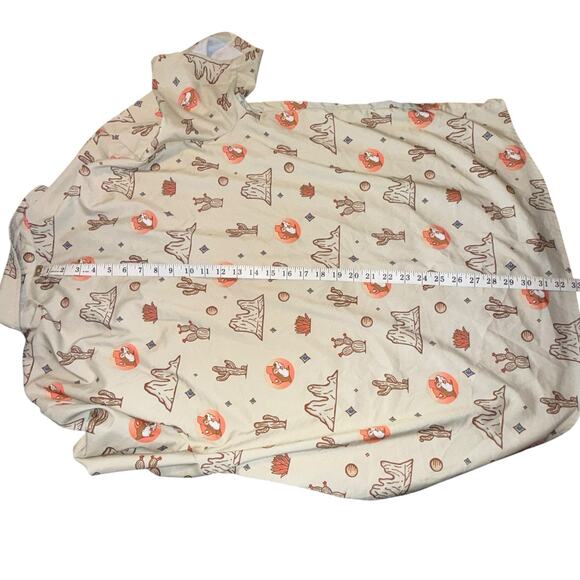 Buc-ees Mens Desert Cactus Print Short Sleeve Button Up Camper Shirt 3XL - Picture 11 of 12